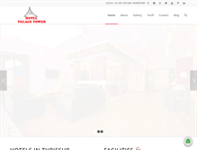Tablet Screenshot of hotelpalacetower.com